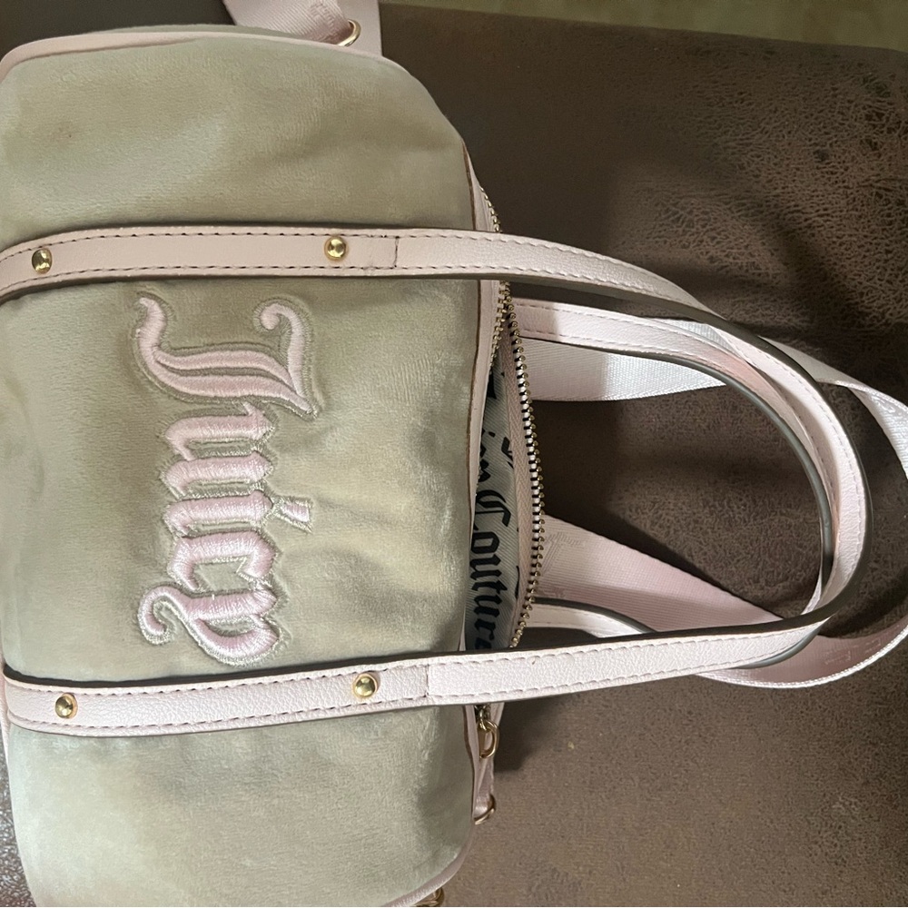 Juicy Couture Soft Pink and Cream Mini Bag